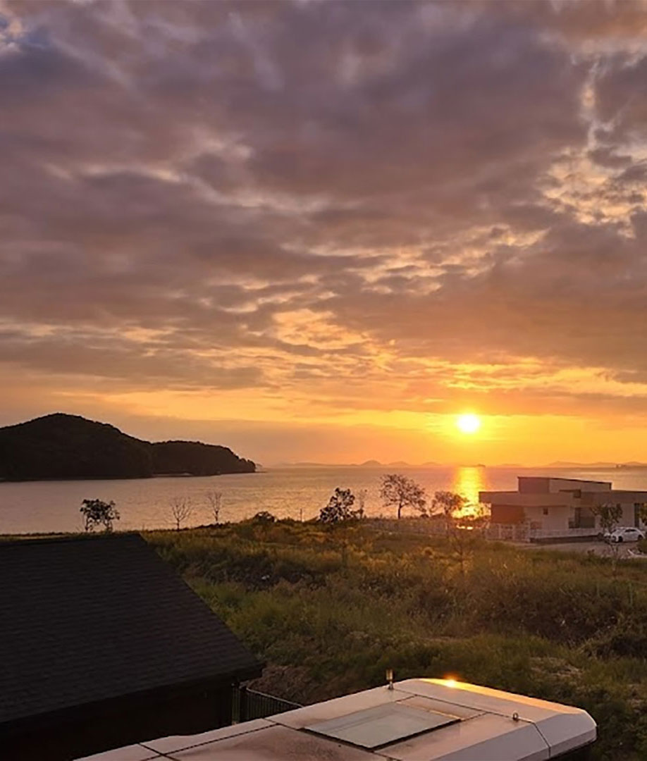 West coast sunset